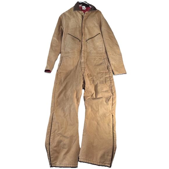 Walls Blizzard Pruf Coveralls Men LG Reg Insulated Work Wear Jumpsuit Duck - Picture 1 of 13